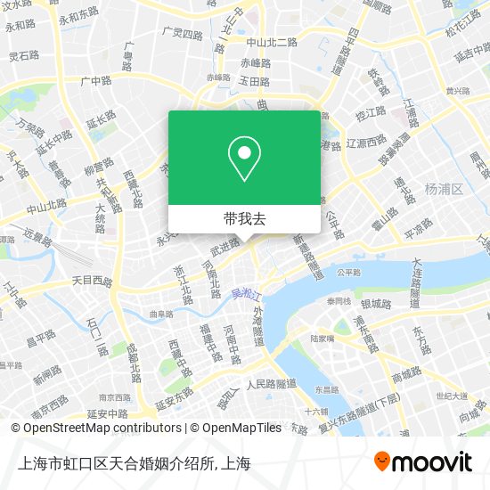 上海市虹口区天合婚姻介绍所地图