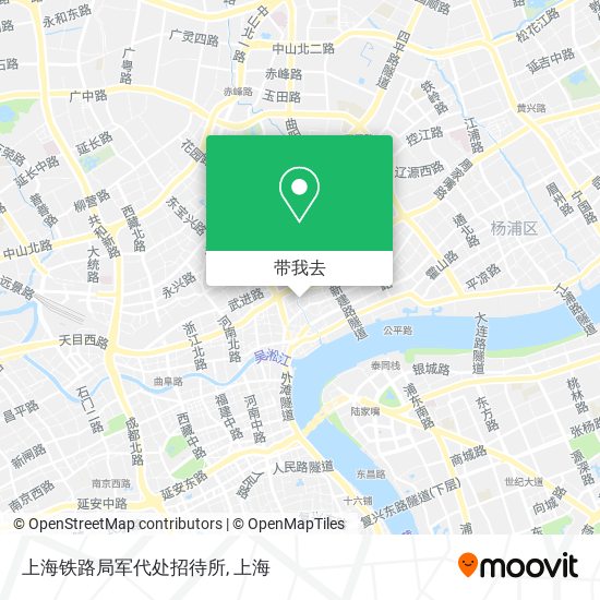 上海铁路局军代处招待所地图