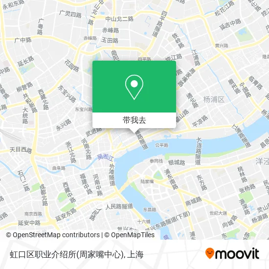虹口区职业介绍所(周家嘴中心)地图