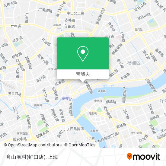 舟山渔村(虹口店)地图
