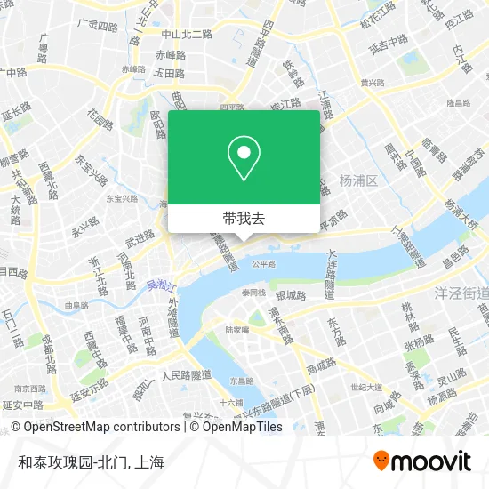 和泰玫瑰园-北门地图