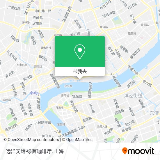 远洋宾馆-绿茵咖啡厅地图