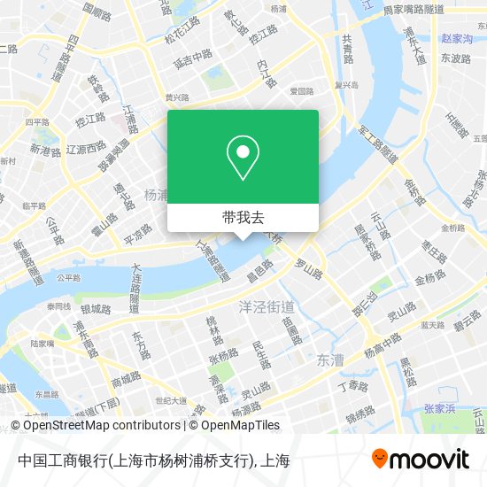 中国工商银行(上海市杨树浦桥支行)地图