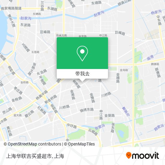 上海华联吉买盛超市地图
