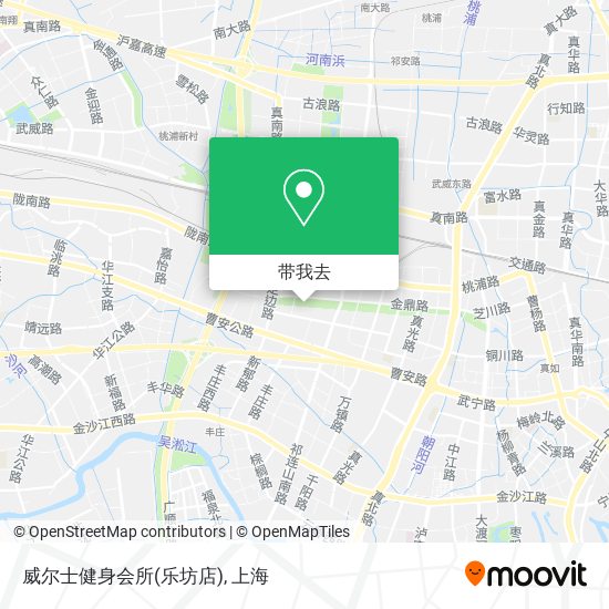 威尔士健身会所(乐坊店)地图