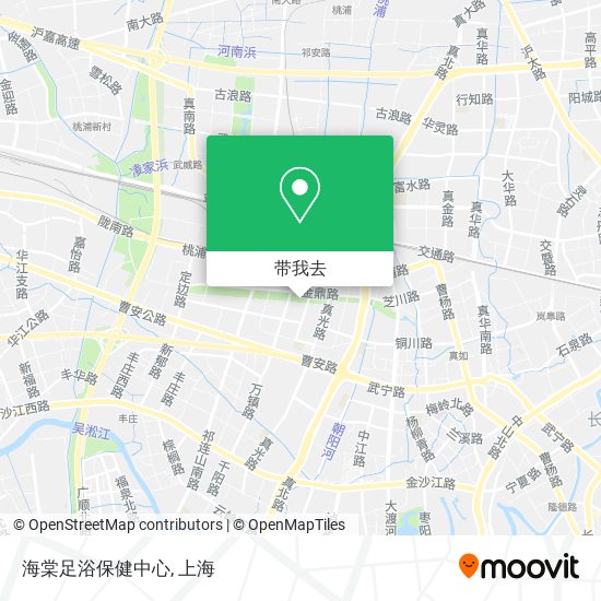 海棠足浴保健中心地图