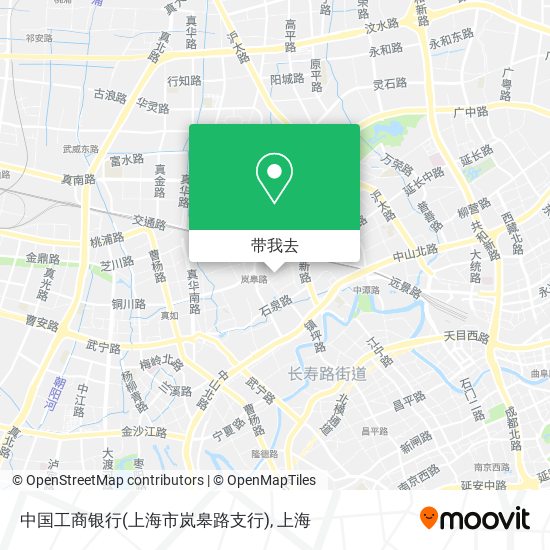 中国工商银行(上海市岚皋路支行)地图