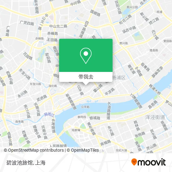碧波池旅馆地图