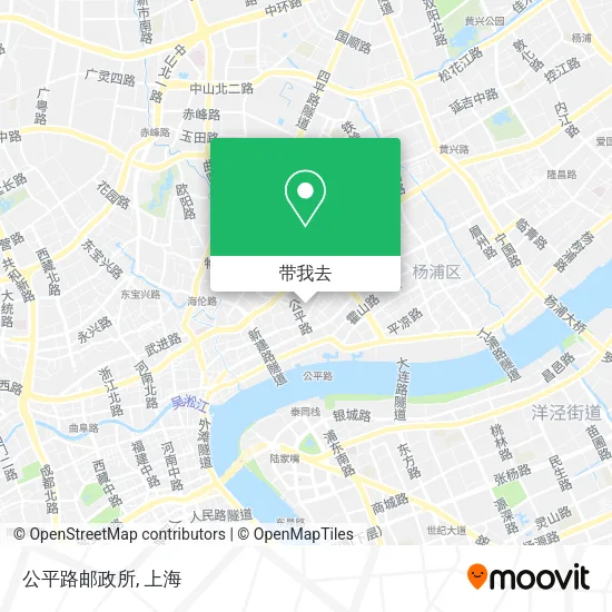 公平路邮政所地图