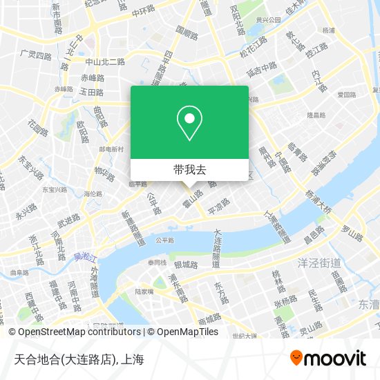 天合地合(大连路店)地图