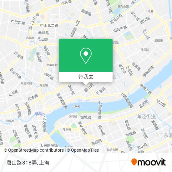 唐山路818弄地图
