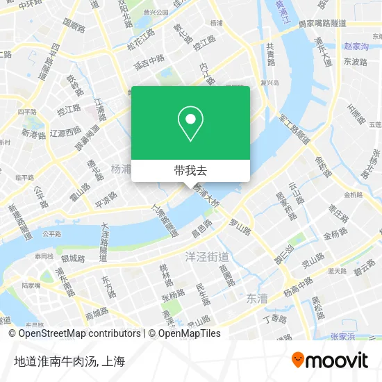 地道淮南牛肉汤地图