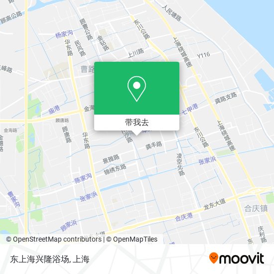 东上海兴隆浴场地图