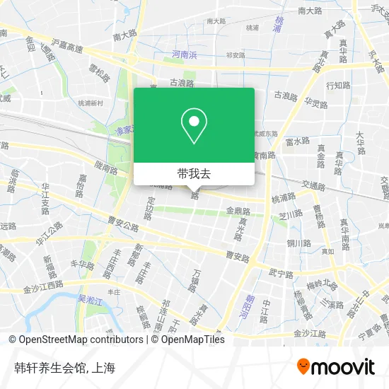 韩轩养生会馆地图