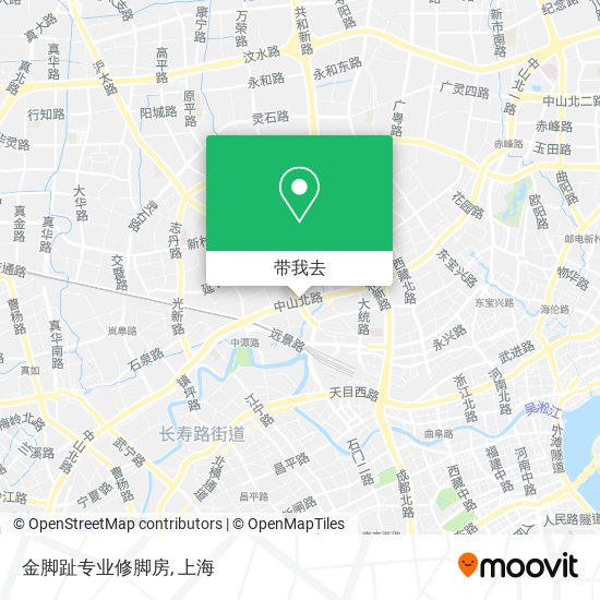 金脚趾专业修脚房地图