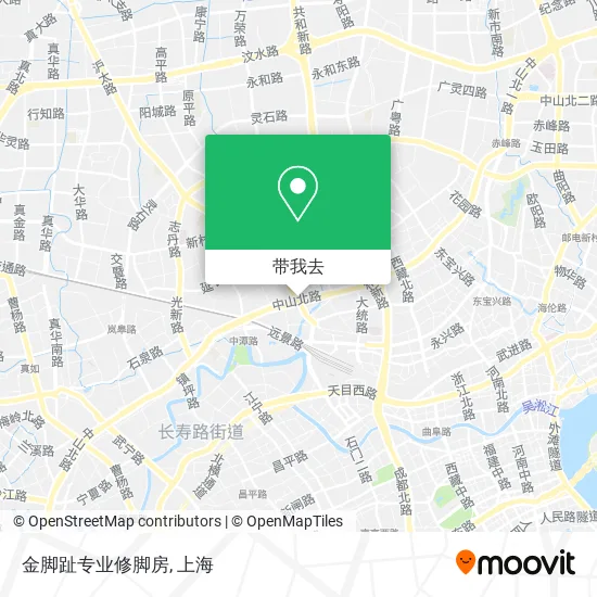 金脚趾专业修脚房地图