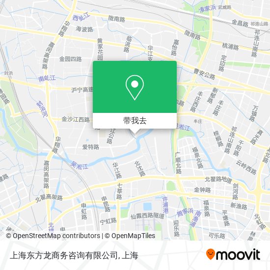 上海东方龙商务咨询有限公司地图