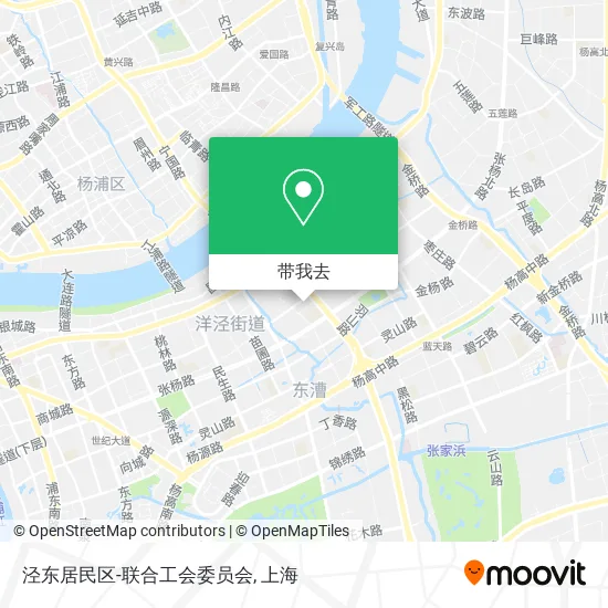 泾东居民区-联合工会委员会地图
