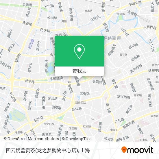 四云奶盖贡茶(龙之梦购物中心店)地图