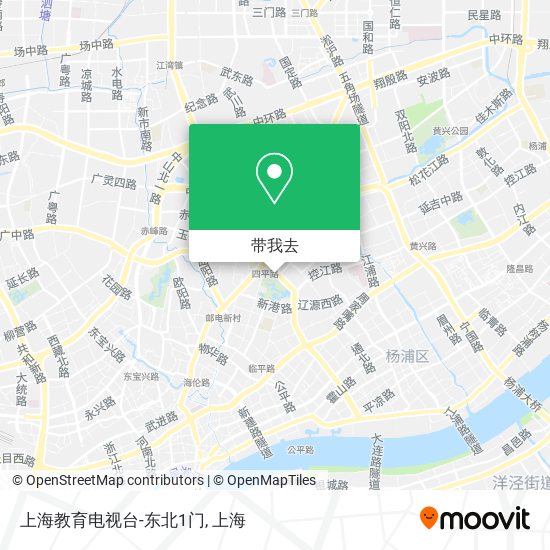 上海教育电视台-东北1门地图