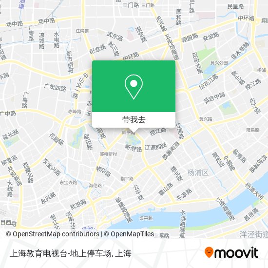 上海教育电视台-地上停车场地图