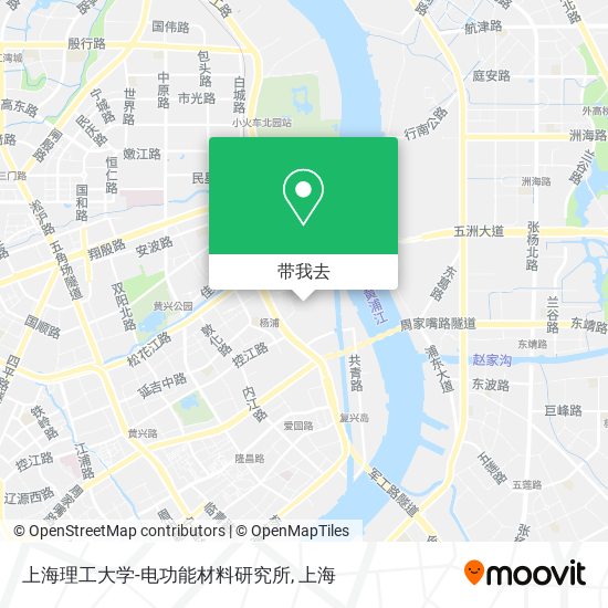 上海理工大学-电功能材料研究所地图