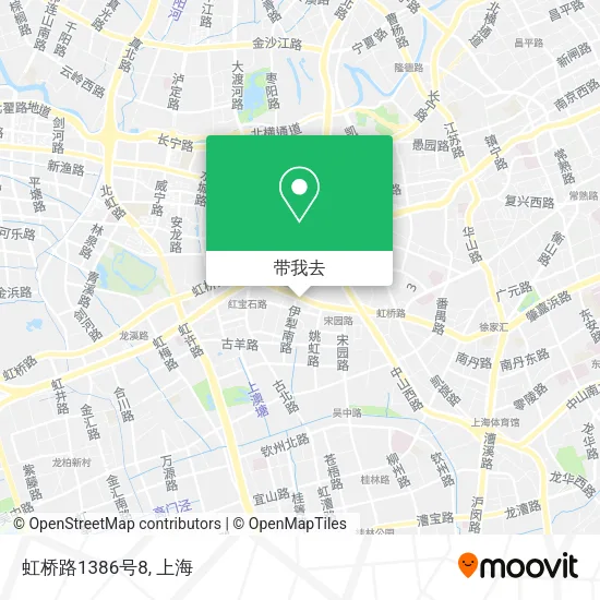 虹桥路1386号8地图