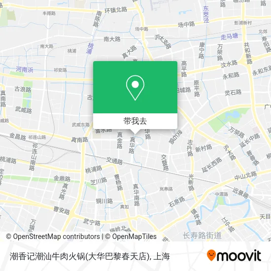 潮香记潮汕牛肉火锅(大华巴黎春天店)地图