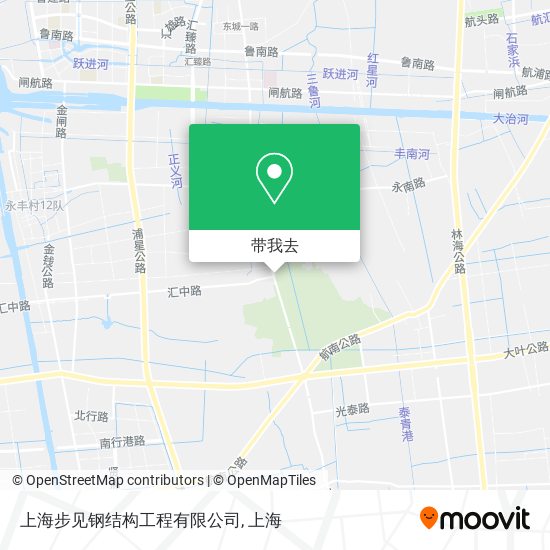 上海步见钢结构工程有限公司地图