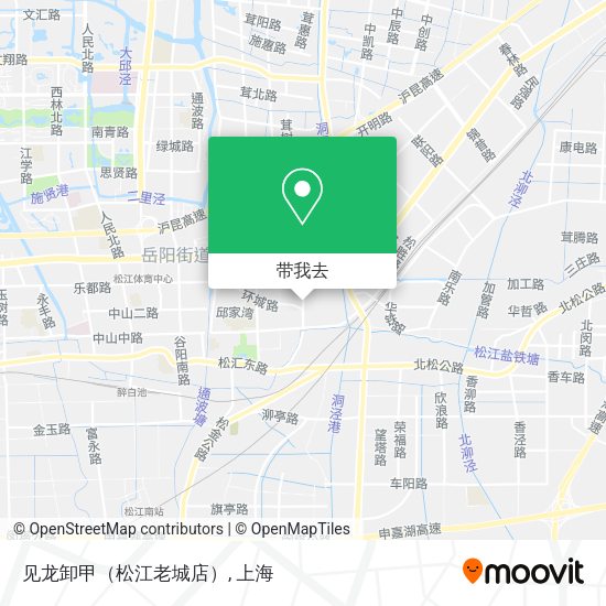 见龙卸甲（松江老城店）地图