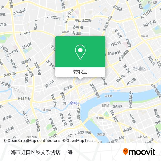 上海市虹口区秋文杂货店地图