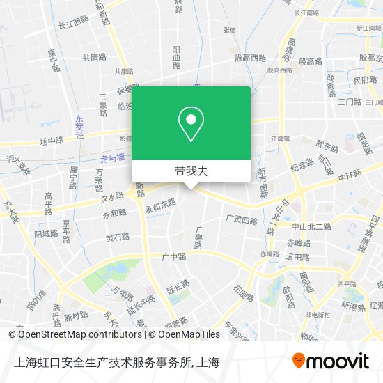 上海虹口安全生产技术服务事务所地图