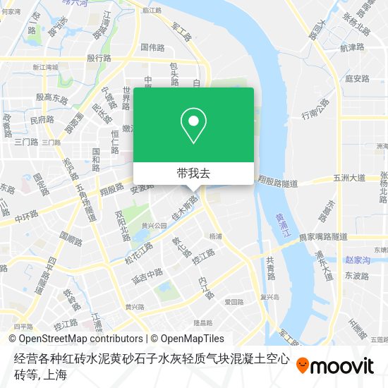 经营各种红砖水泥黄砂石子水灰轻质气块混凝土空心砖等地图