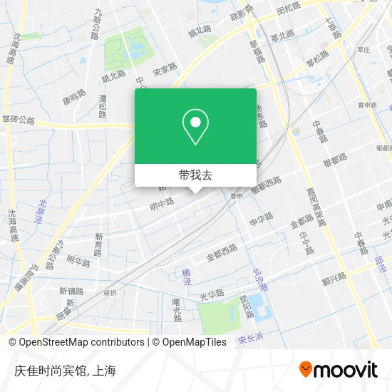 庆隹时尚宾馆地图