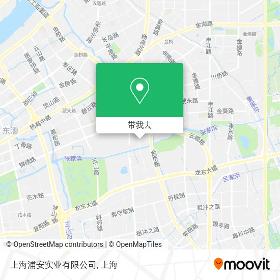 上海浦安实业有限公司地图
