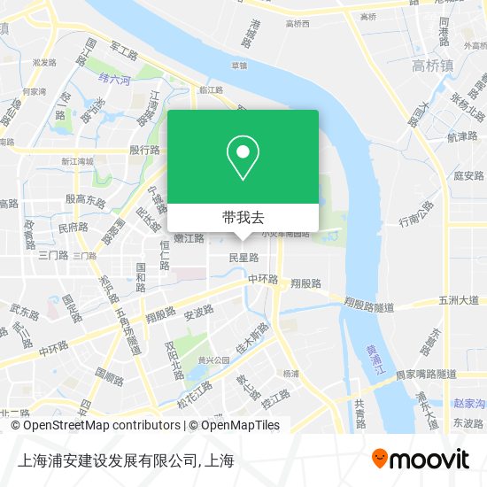 上海浦安建设发展有限公司地图