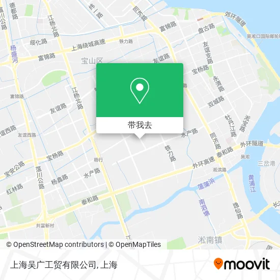 上海吴广工贸有限公司地图