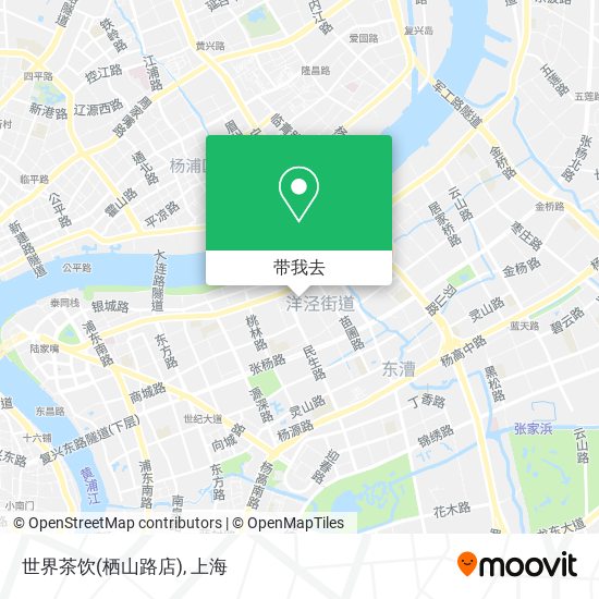 世界茶饮(栖山路店)地图