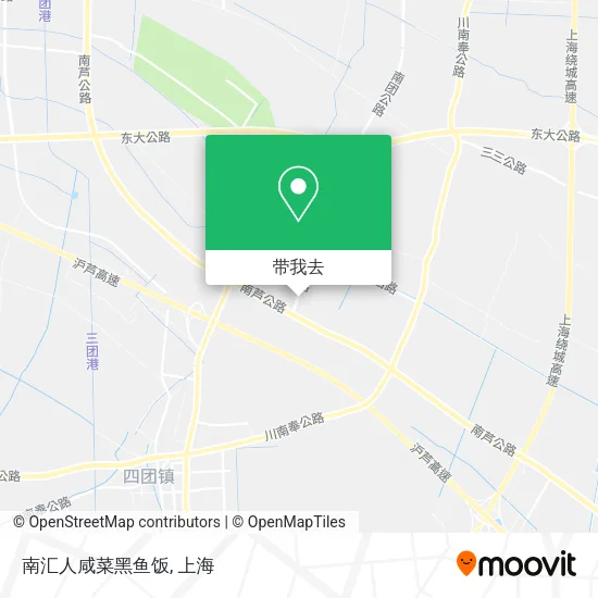 南汇人咸菜黑鱼饭地图