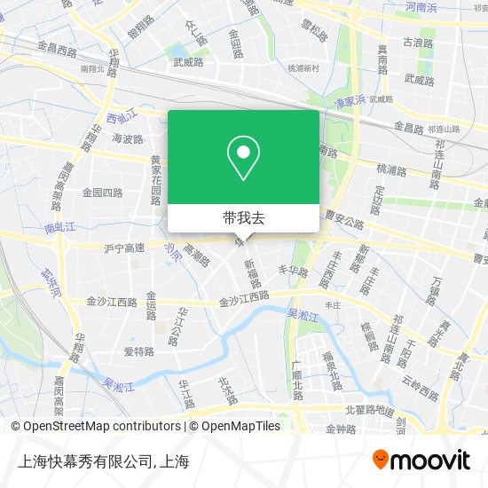 上海快幕秀有限公司地图