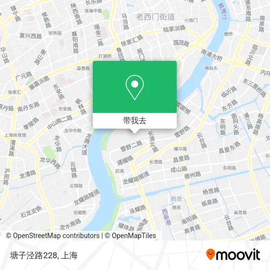 塘子泾路228地图