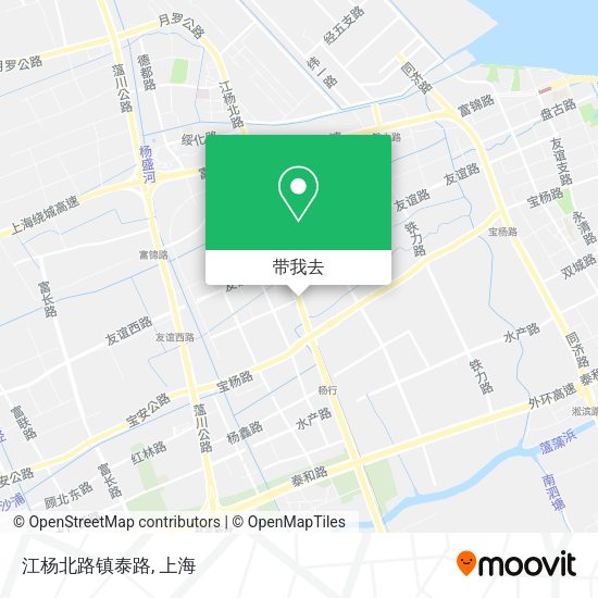 江杨北路镇泰路地图