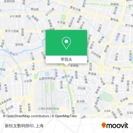 新恒文数码快印地图