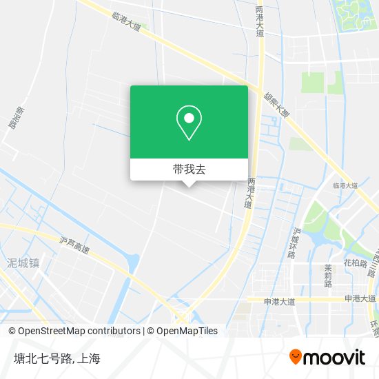 塘北七号路地图