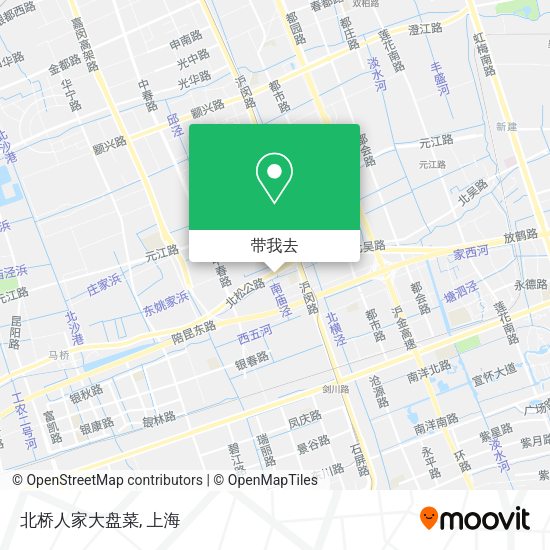 北桥人家大盘菜地图