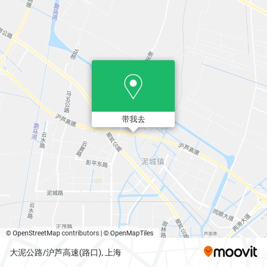 大泥公路/沪芦高速(路口)地图