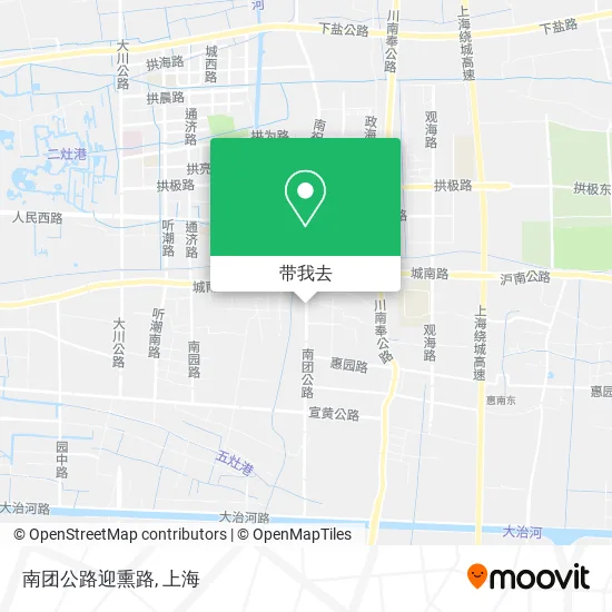 南团公路迎熏路地图