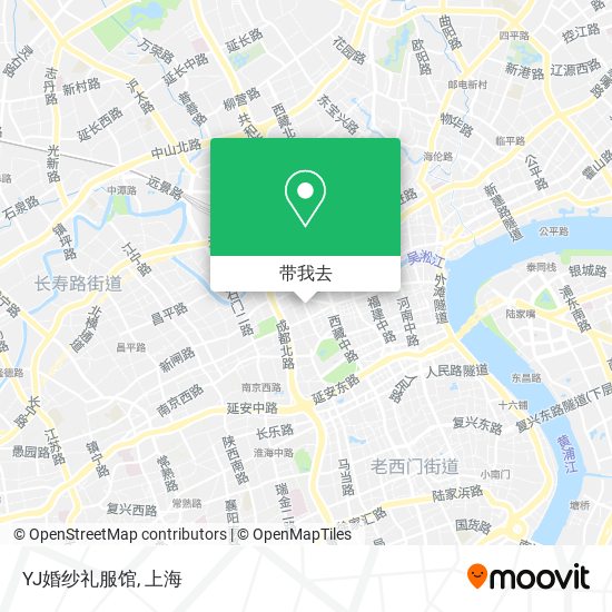 YJ婚纱礼服馆地图