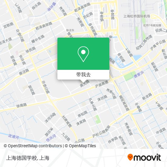 上海德国学校地图