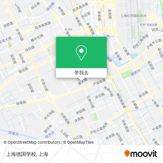 上海德国学校地图